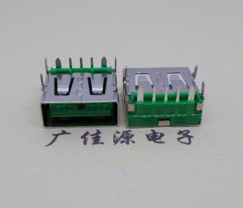 扬州5A大电流 快充接口 USB5p绿胶芯 常规母座