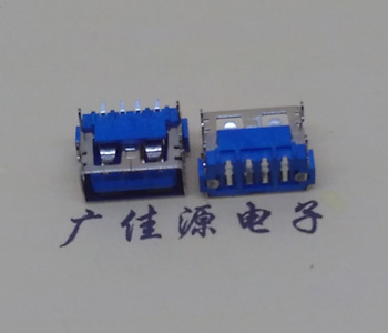扬州usb2.0接口 AF短体10.0母座 卧式直边 连接器插座