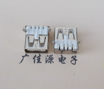 扬州USB AF母座 LCP 耐高温250度280度 环保白胶芯