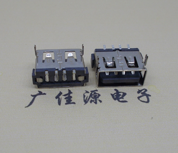 扬州USB短体母座.超薄5.9H胶芯.移动电源接口
