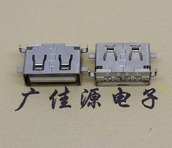 扬州USB母座 前贴后插 沉版1.1/1.9总长8.5mm大电流