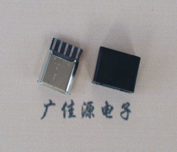 扬州麦克-迈克 接口USB5p焊线母座 带胶外套 连接器