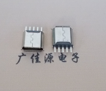 扬州Micro USB接口 母座B型5p引脚焊线无后背