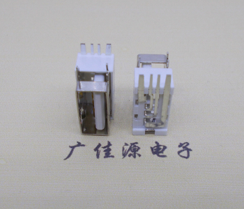 扬州USB侧立式短体10.0尺寸 侧插加宽脚5A大电流插座