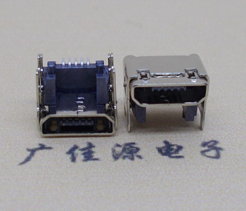 扬州MICRO USB 5P母座 SMT垫高 L=4.15双壳