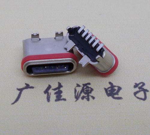 扬州立式贴片防水Type-C6P母座连接器