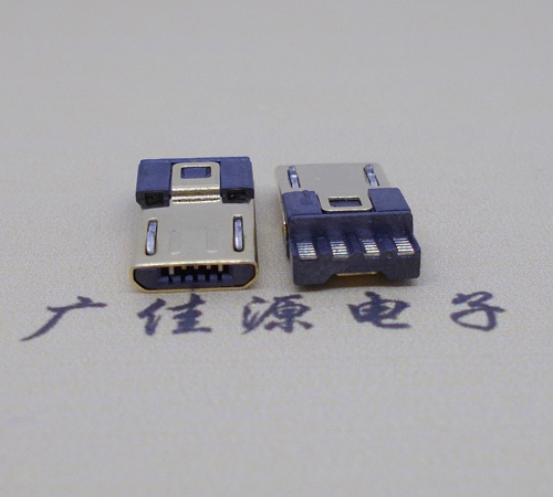 扬州micro usb5p公头 焊线式前五后四6.8外路