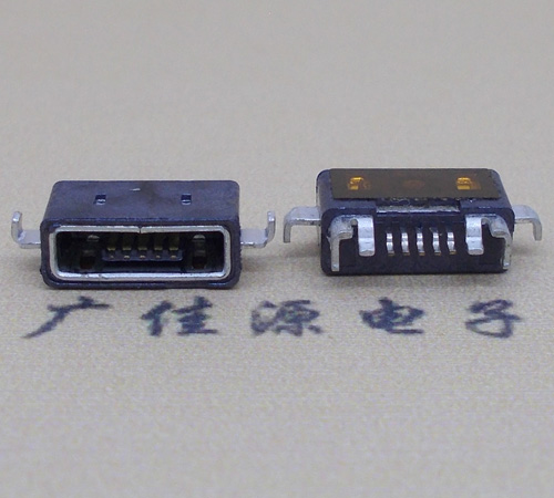 扬州MICRO USB防水AB型口母头3D图纸封装