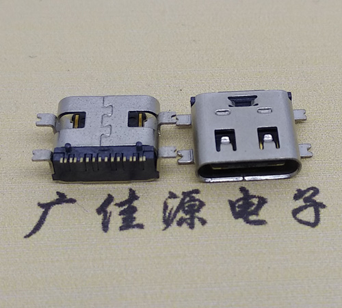 扬州type-c16p母座全贴带弹片连接器