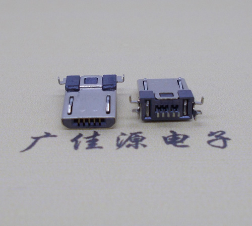 扬州Micro usb焊板式公头贴片SMT款无弹超薄