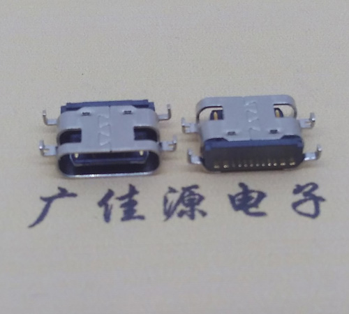扬州卧式type-c16p母座接口 沉板type-c母座连接器