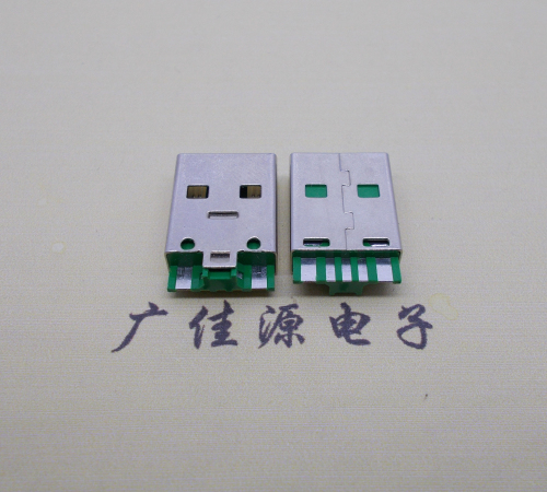 扬州usb5a公头.5p焊线带ic.大电流oppo闪充