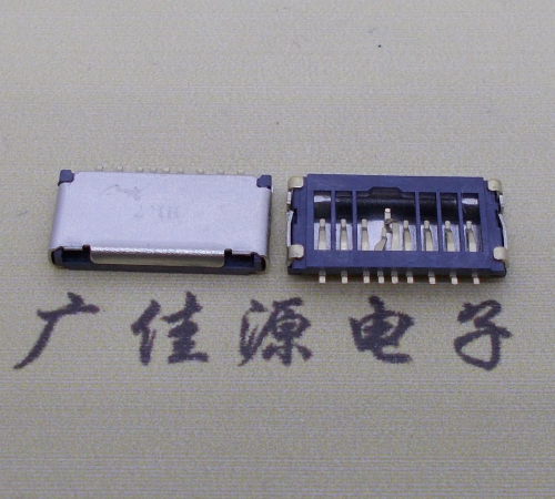 扬州 TF短体卡座 卡槽1.5侧PIN针micro检测卡座厂家直销