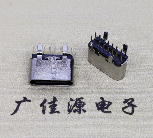 扬州USB 3.1TYPE C直插母座16Pin引脚图正负极规范