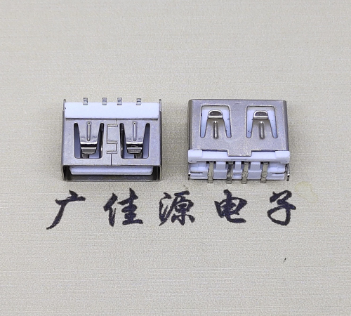 扬州usbA母立贴10.0mm短体 DIP立插式连接器接口