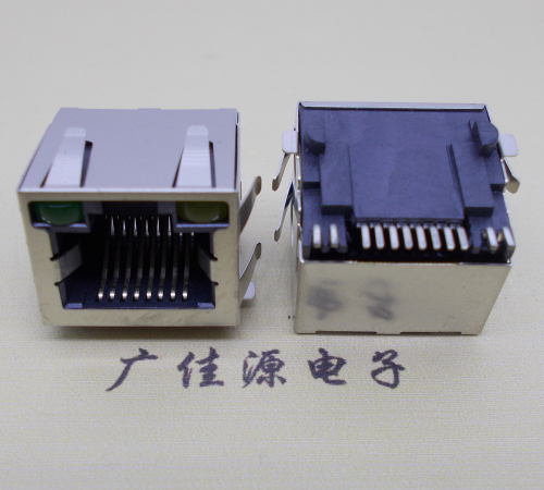 扬州RJ45-15.5高度-smt带灯带弹网络接口连接器