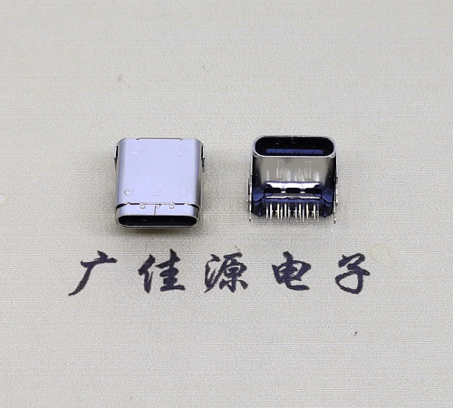 扬州type c24p板上母头 typec接口数据CL=3.4,DIP+SMT端子DIP长脚